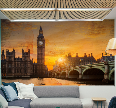 Fototapet londra apus istoric asupra londrei - TenStickers