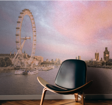Fototapet londra priveliște de la london eye - TenStickers
