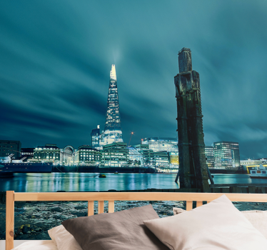 Fototapet londra turnul shard noaptea - TenStickers