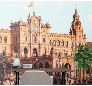 Fototapet madrid arhitectură istorică spaniolă - TenStickers