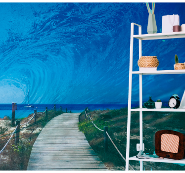 Fototapet mare calea valurilor oceanice - TenStickers