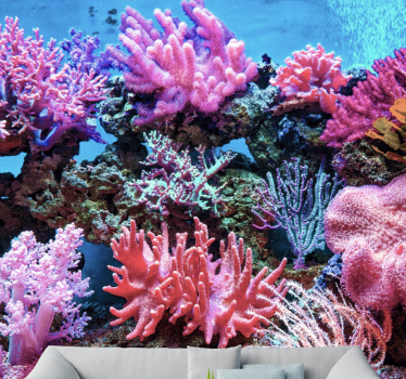 Fototapet mare scena coralilor acvatici - TenStickers