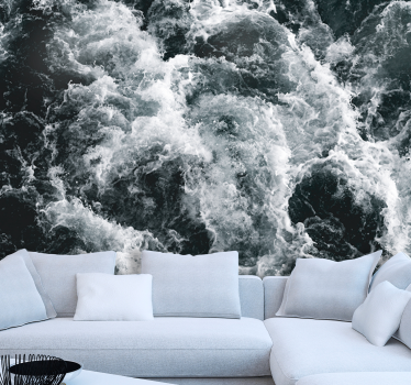 Fototapet mare valuri oceanice zbuciumate - TenStickers