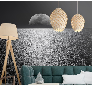 Fototapet mare vedere la lumina lunii - TenStickers