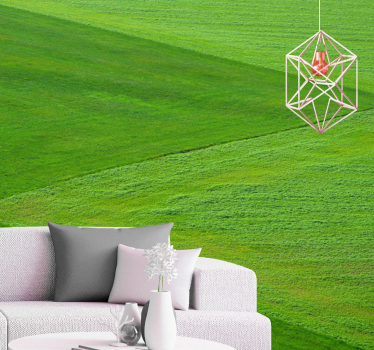 Fototapet natura câmpuri de verde pur - TenStickers