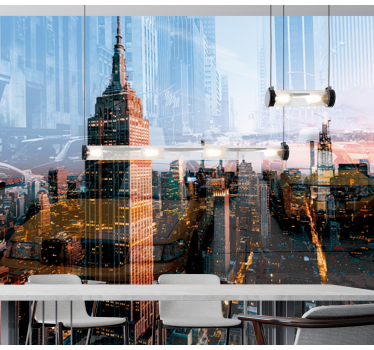 Fototapet New York orizontul empire state - TenStickers