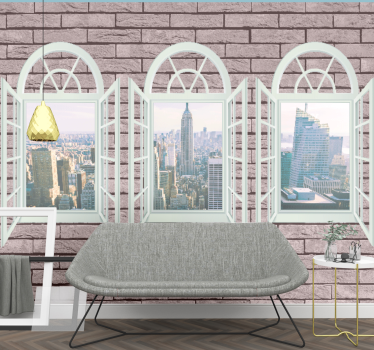 Fototapet new york panorama asupra orașului - TenStickers