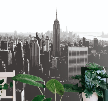Fototapet new york peisaj cu empire state - TenStickers