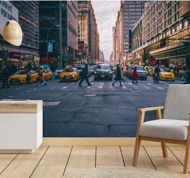Fototapet new york stradă agitată din new york - TenStickers