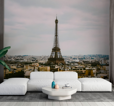 Fototapet paris priveliște scenică turn eiffel - TenStickers