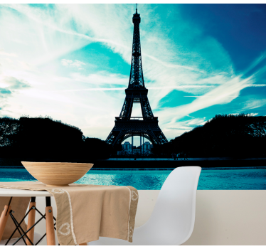 Fototapet Paris schița turnului eiffel - TenStickers