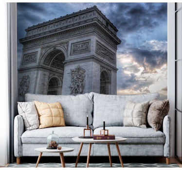 Fototapet Paris vedere arc de triumf - TenStickers