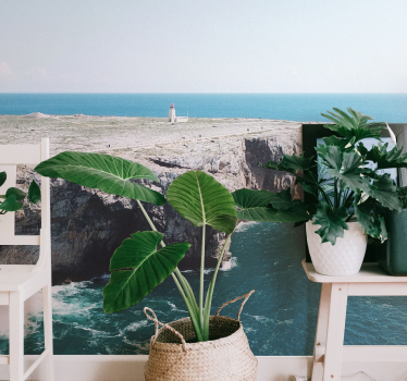 Fototapet peisaje vedere la stâncile de coastă - TenStickers
