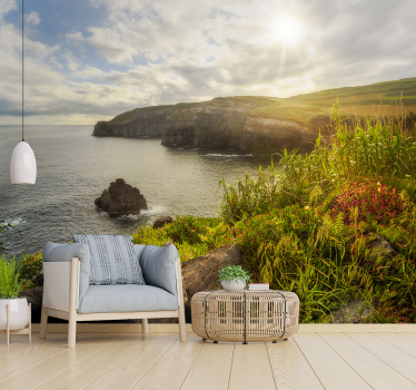 Fototapet peisaje vedere stânci de coastă - TenStickers