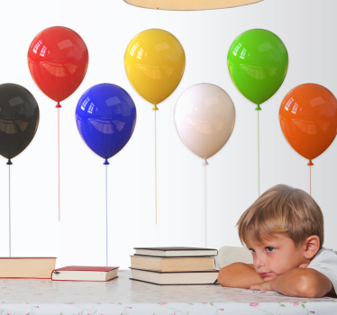 fototapetde perete pentru copii cu balon realist 3d - TenStickers