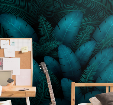 Frunze tropicale casatorie fotografie tapet - TenStickers