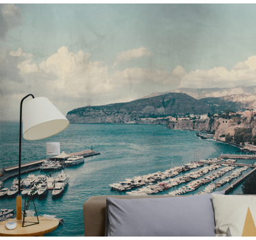 Mural peisaj sorrento pe sudul italiei sub mare - TenStickers