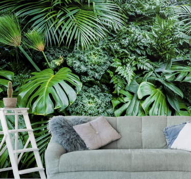 Murală de pădure plantă de junglă - TenStickers