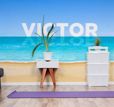 Obiective turistice spre mare tapet mural 3d - TenStickers