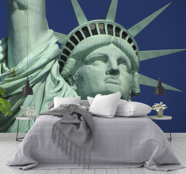 Pictura de statui a libertății new york yural mural - TenStickers