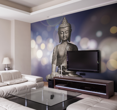 Pictură murală statuie buddha - TenStickers