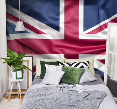 Pictură murală union jack flag city - TenStickers