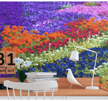 Picturi murale de flori câmp colorat - TenStickers