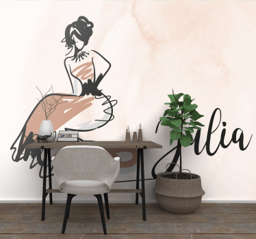 Picturi murale personalizate de modă pentru dormitoare pentru ado - TenStickers
