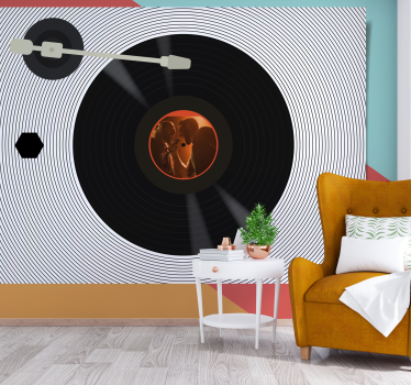 Picturi murale personalizate pentru discuri de vinil - TenStickers