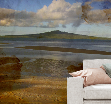 Rangitoto - pictură murală de oraș din noua zeelandă - TenStickers