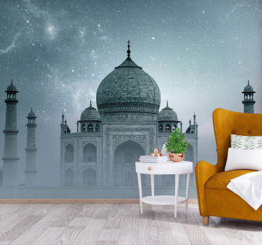 Taj mahal de noapte tapet mural - TenStickers