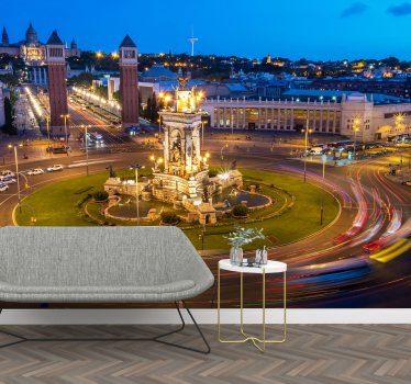 Tapet foto barcelona plaza de españa lounge - TenStickers