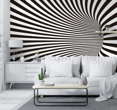 Tapet mural mural în tunel 3d - TenStickers