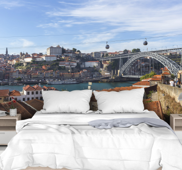 Tapet mural porto panorama - TenStickers