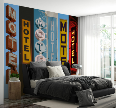 Tapet mural semne hotel - TenStickers