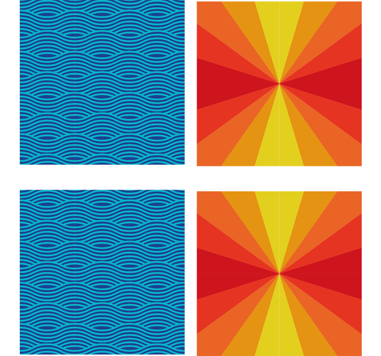 Suporturi pahare explozie de culori strălucitoare - TenStickers