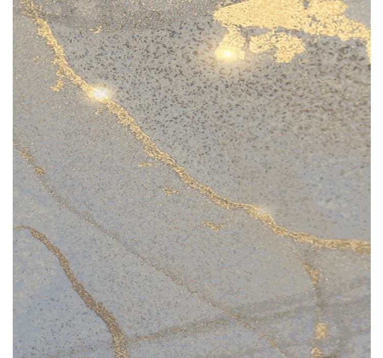 Suporturi pahare cu suprafață elegantă aurie - TenStickers