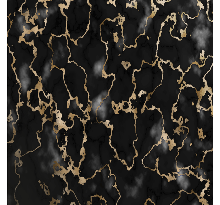 Suporturi pahare cu model elegant negru și auriu - TenStickers