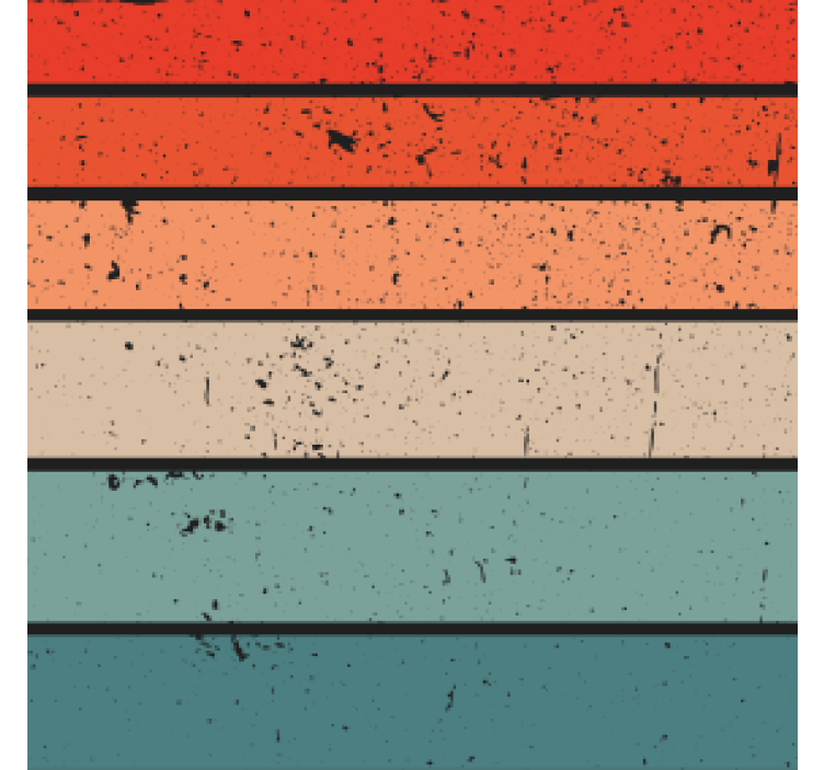 Suporturi pahare cu straturi texturate și dungi - TenStickers