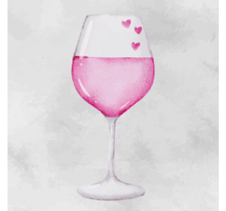 Pahare de vin coaster modern - TenStickers