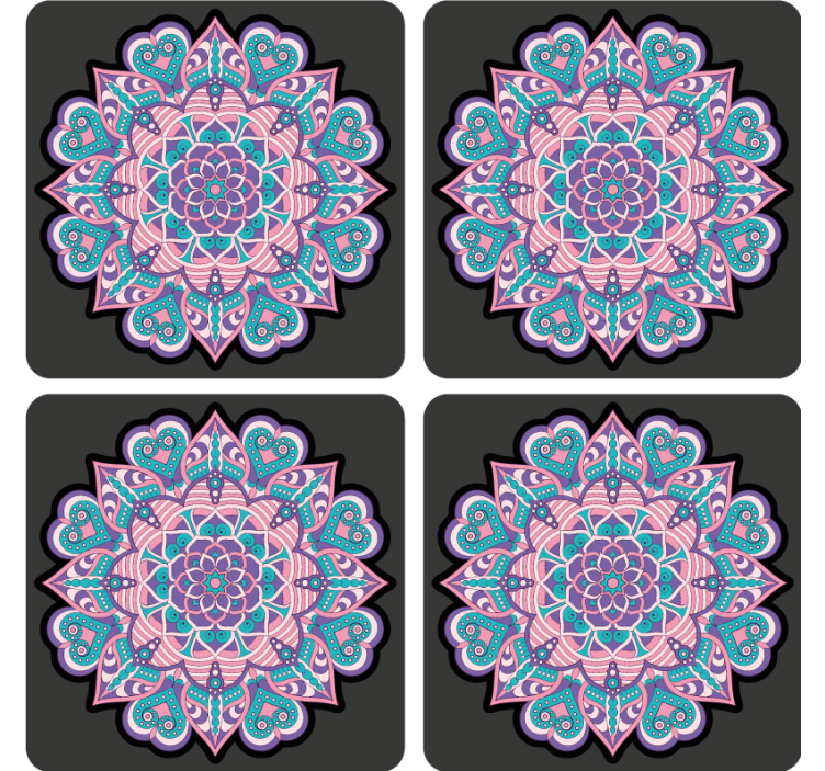 Boho mandala țiglă - TenStickers