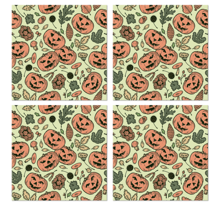 Dovlecei coaster de halloween - TenStickers