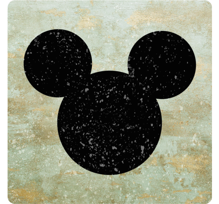 Suporturi pahare vintage cu personaje de desene animate - TenStickers