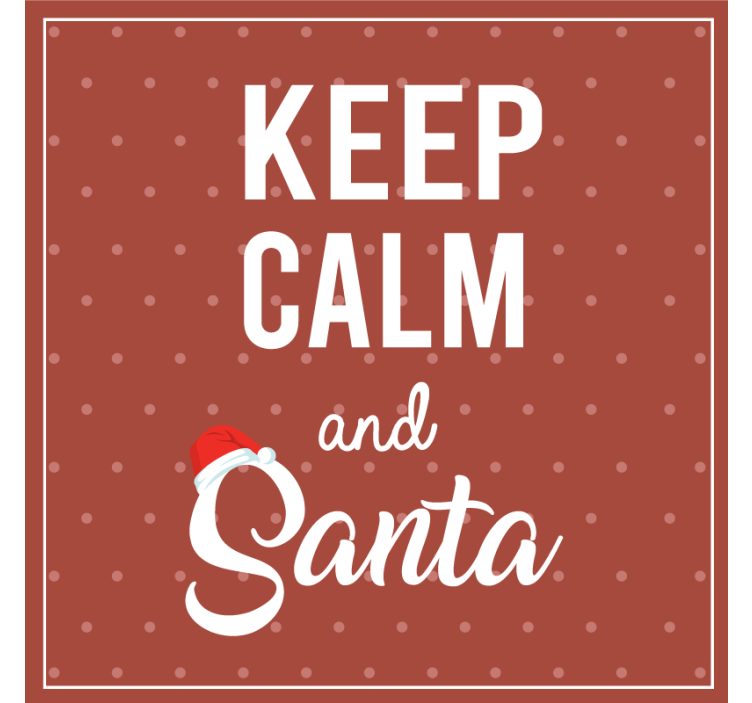 Suporturi pahare de crăciun cu design citate festive - TenStickers