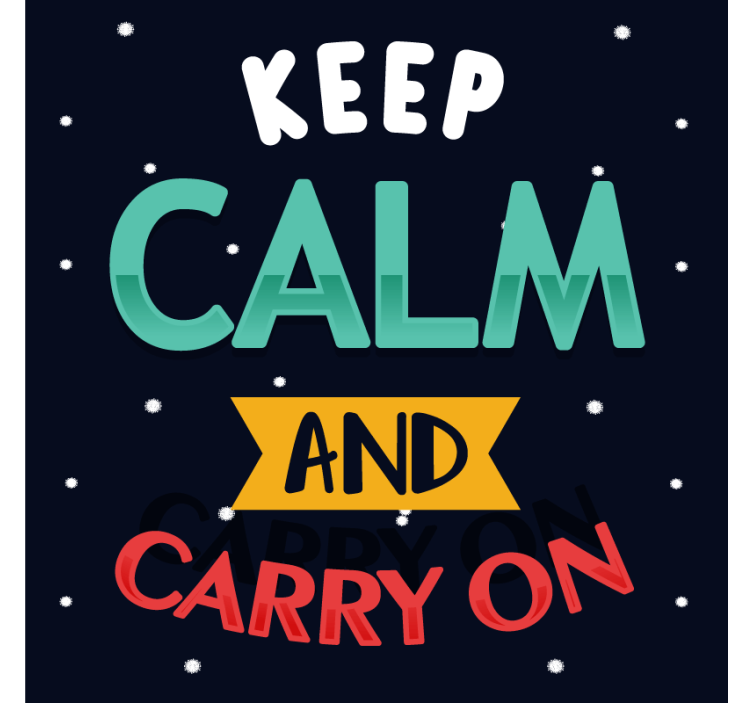 Suporturi pahare cu fraze tipografice motivaționale - TenStickers