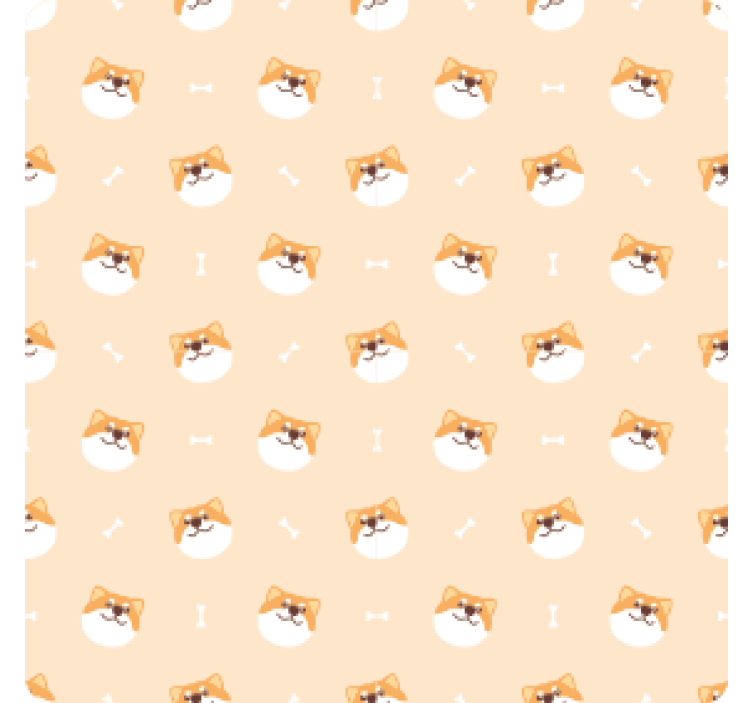 Suporturi pahare moderne cu motive vesele de câini - TenStickers