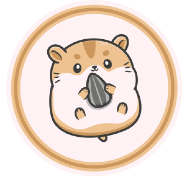 Suporturi pahare geeks hamster drăguț cu semințe - TenStickers