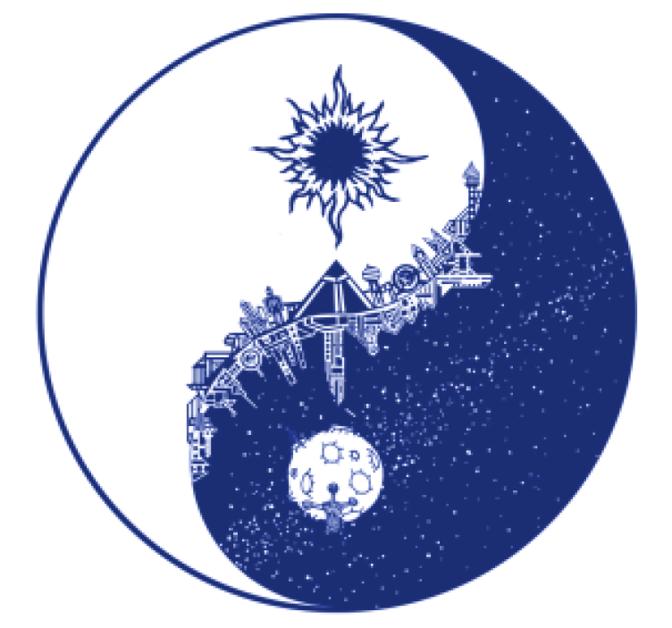 Suporturi pahare de bere peisaj cosmic celestial - TenStickers