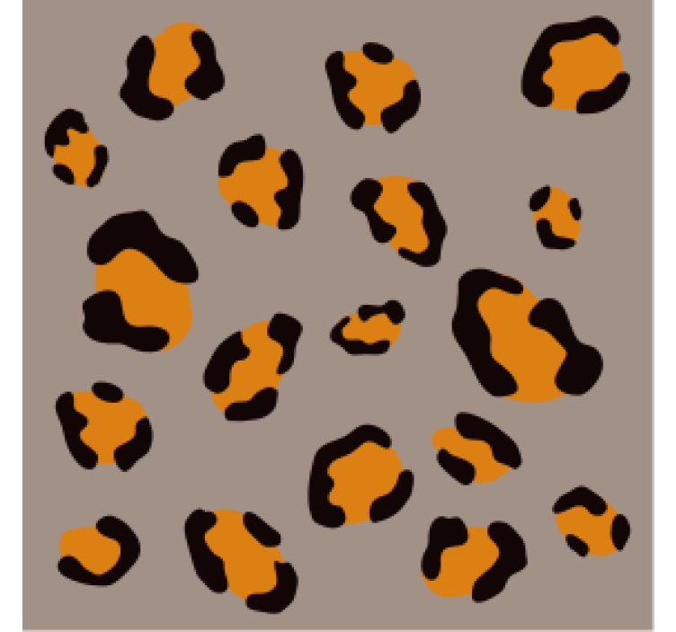 Suporturi pahare de bere cu model leopard - TenStickers