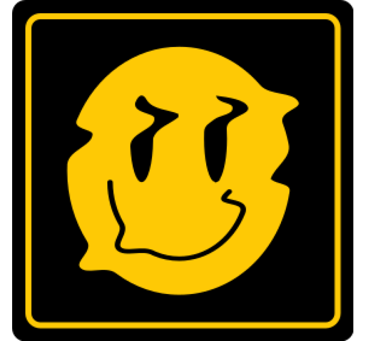 Suporturi pahare geeks cu iconiță față zâmbitoare - TenStickers